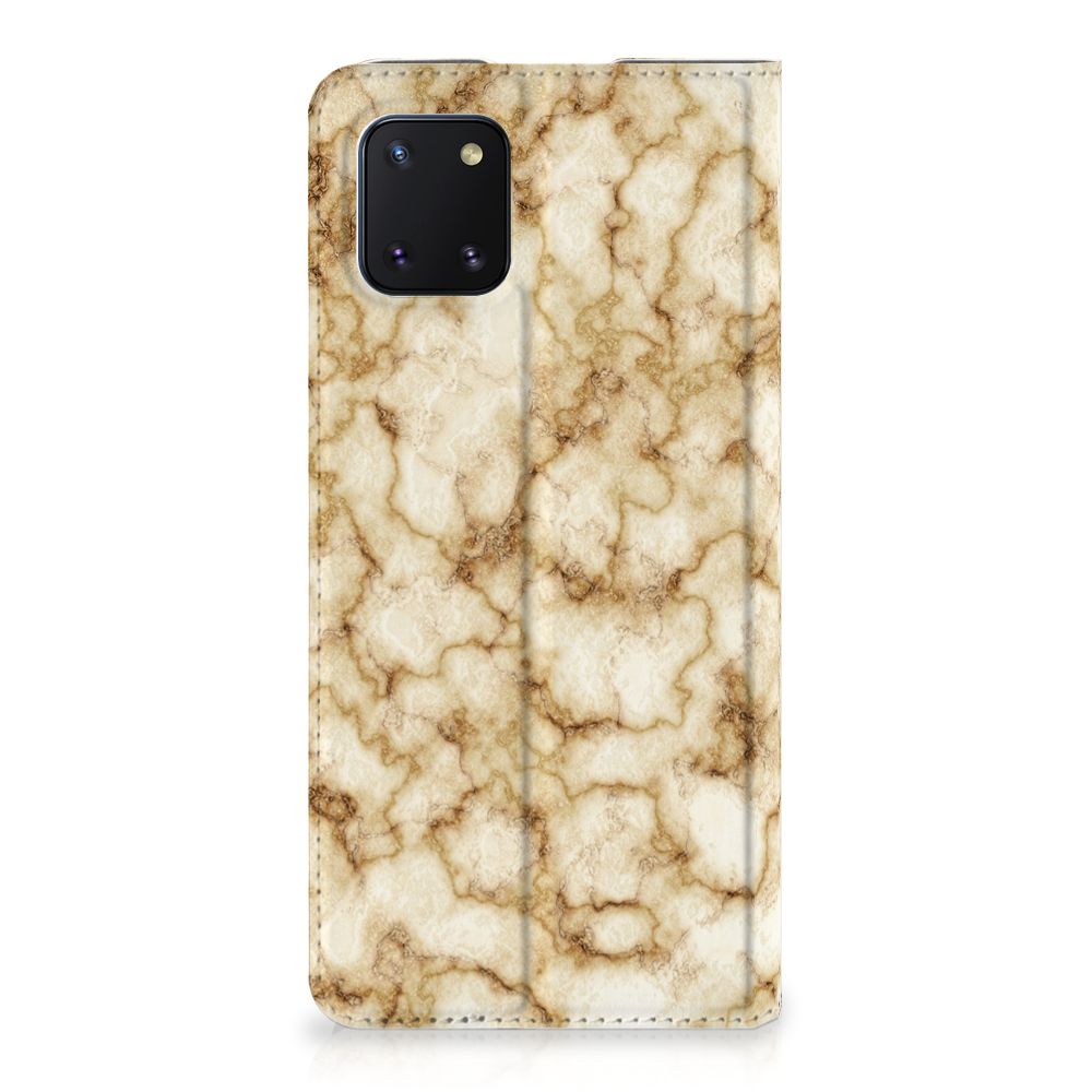 Samsung Galaxy Note 10 Lite Standcase Marmer Goud - B2C Telecom
