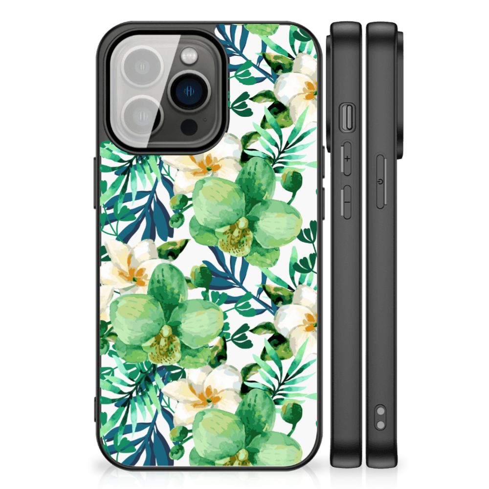 iPhone 13 Pro Bloemen Hoesje Orchidee Groen B2C Telecom