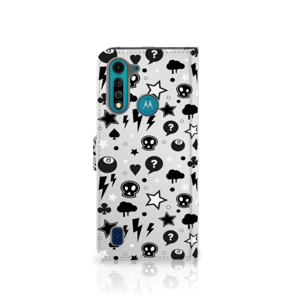 Telefoonhoesje met Naam Motorola G8 Power Lite Silver Punk