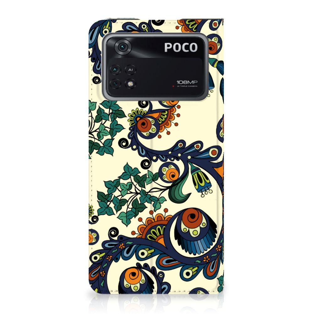 Telefoon Hoesje Poco X4 Pro 5G Barok Flower - B2C Telecom