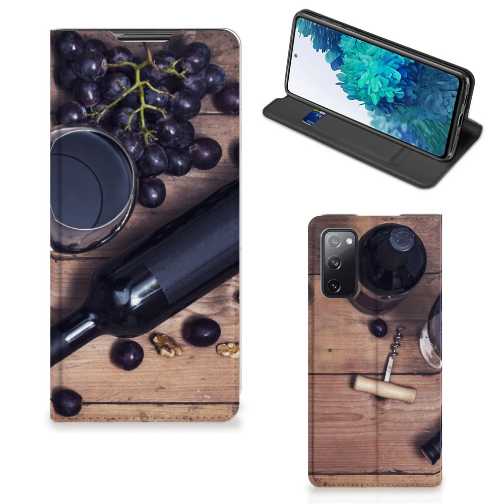 Samsung Galaxy S20 FE Flip Style Cover Wijn - B2C Telecom
