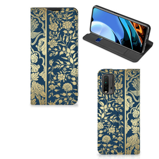 Xiaomi Poco M3 | Redmi 9T Smart Cover Beige Flowers