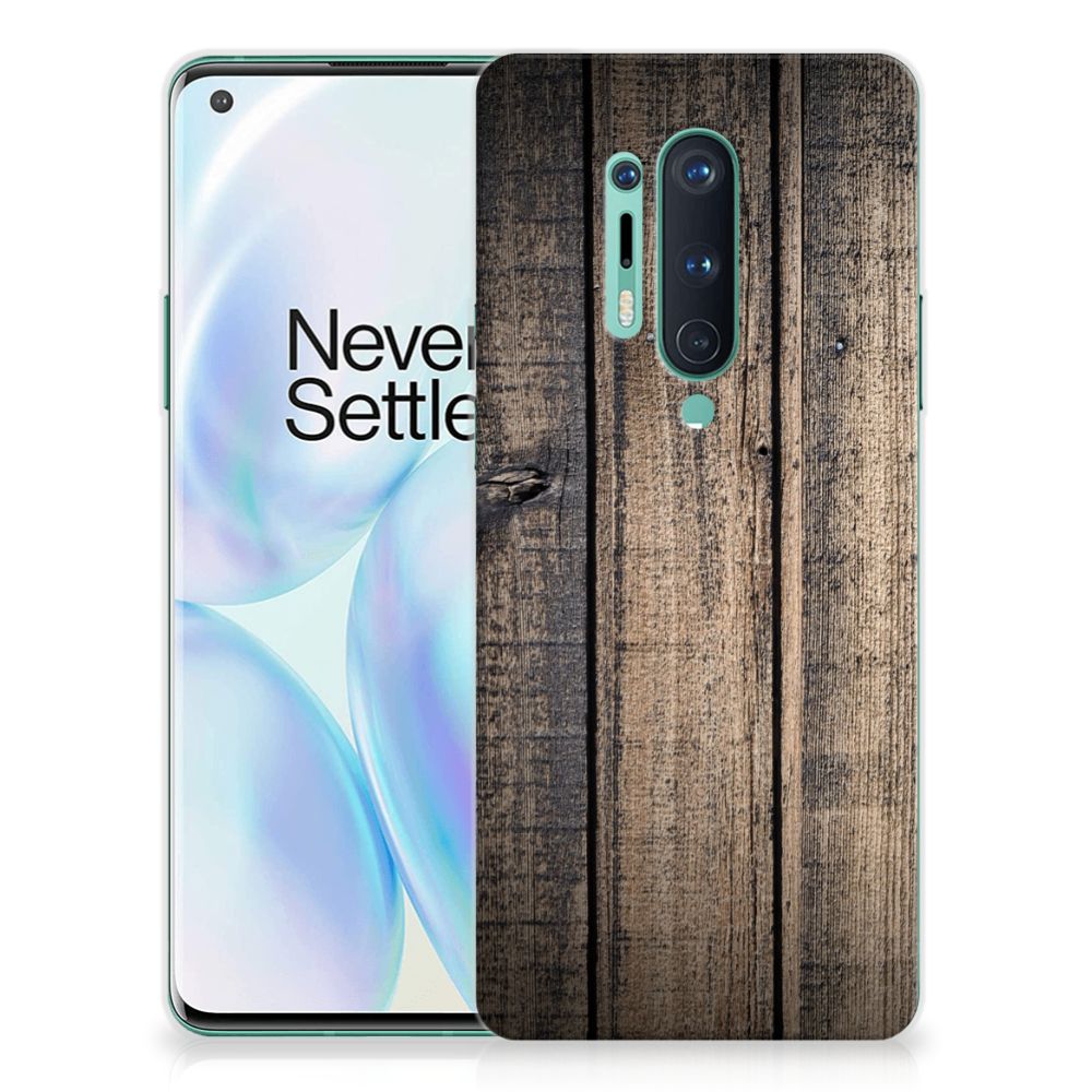 OnePlus 8 Pro Bumper Hoesje Steigerhout