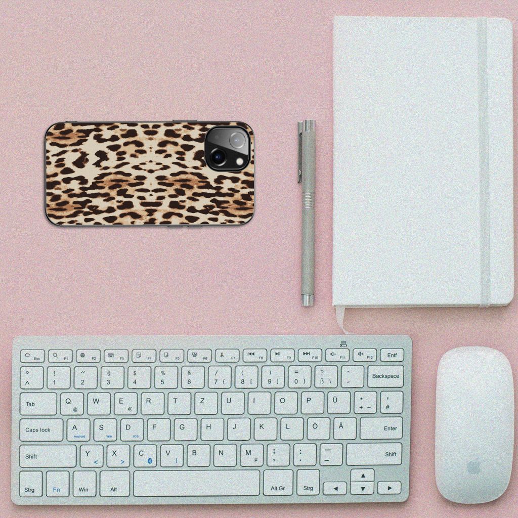 Apple iPhone 13 Dierenprint Telefoonhoesje Leopard B2C Telecom