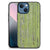 Apple iPhone 13 mini Houten Print Telefoonhoesje Green Wood