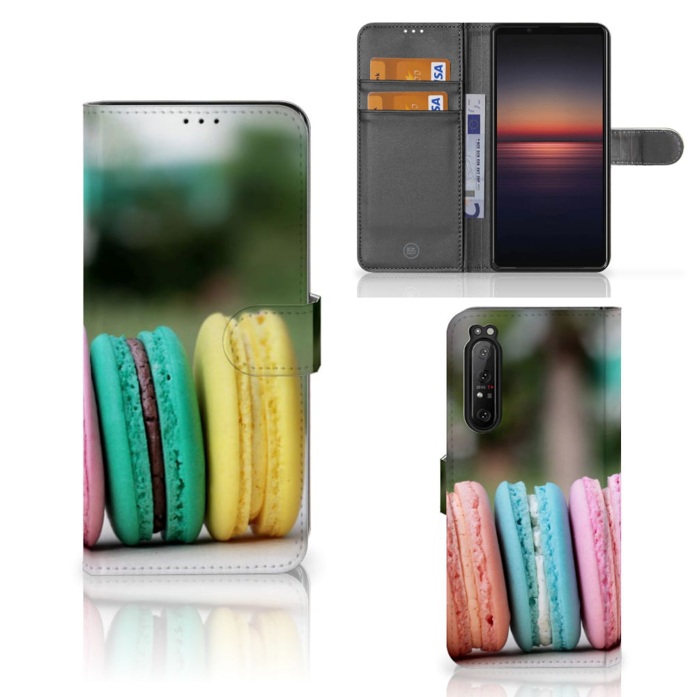 Sony Xperia 1 II Book Cover Macarons