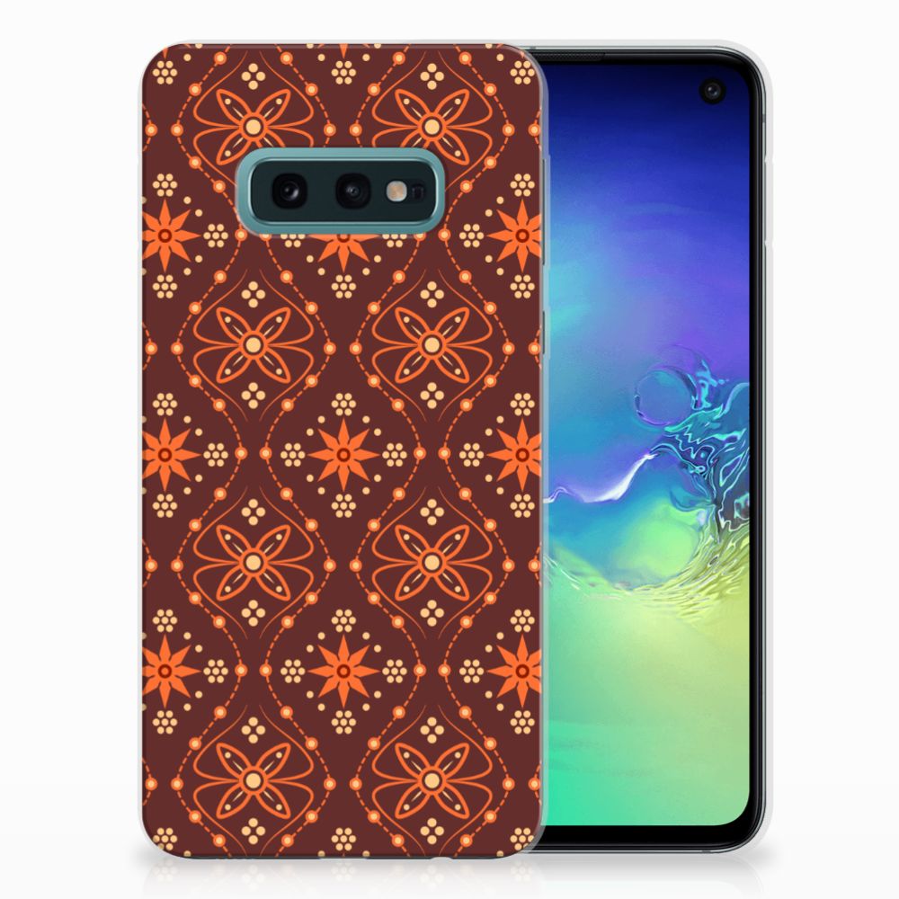 Samsung Galaxy S10e TPU bumper Batik Brown
