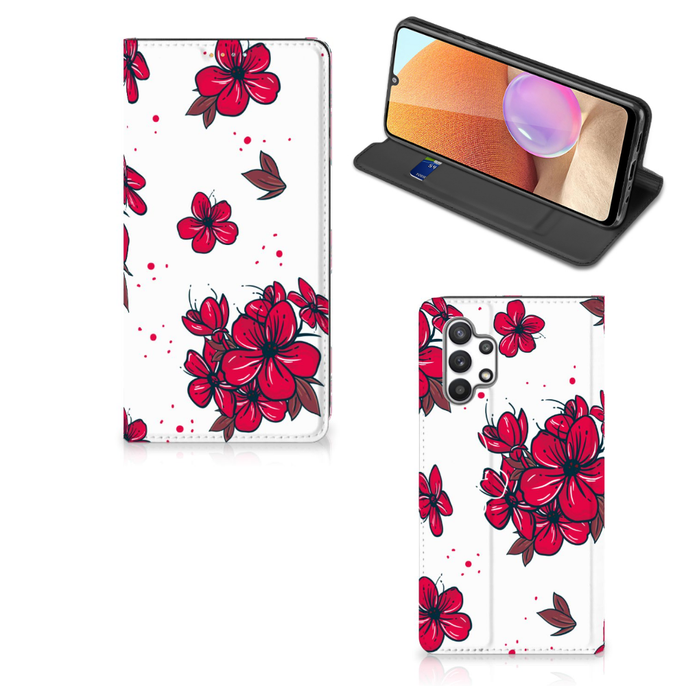 Samsung Galaxy A32 4G | A32 5G Enterprise Editie Smart Cover Blossom Red - B2C Telecom
