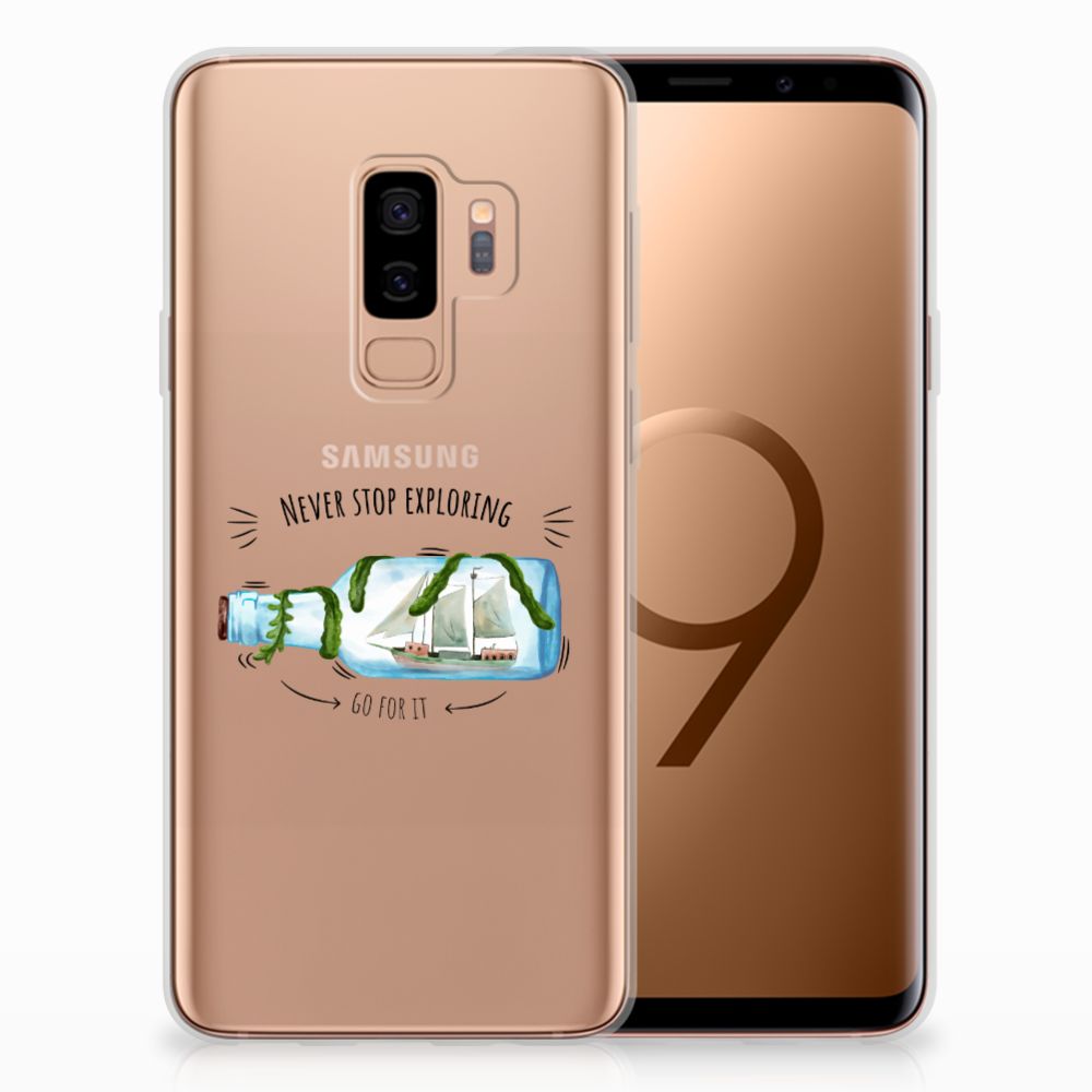 Samsung Galaxy S9 Plus Telefoonhoesje met Naam Boho Bottle