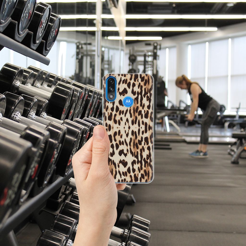 Motorola Moto E7/E7i Power TPU Hoesje Leopard