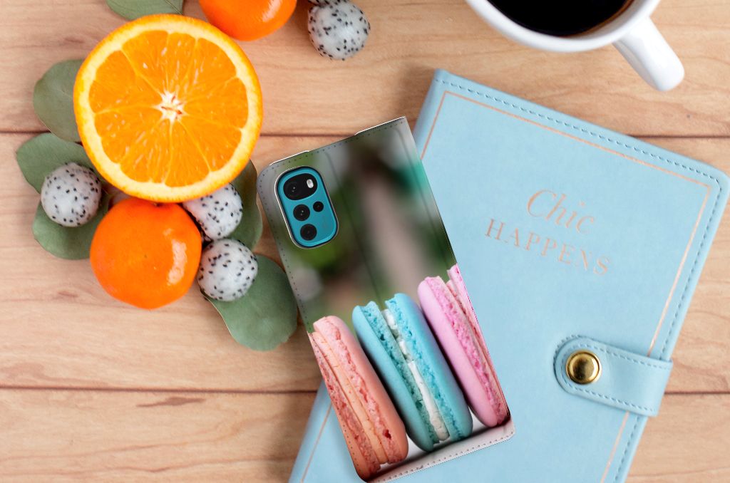 Motorola Moto G22 Flip Style Cover Macarons - B2C Telecom