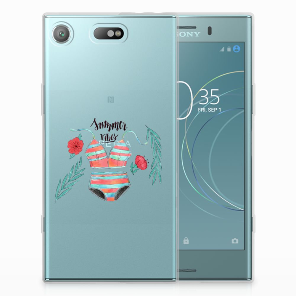 Sony Xperia XZ1 Compact Telefoonhoesje met Naam Boho Summer