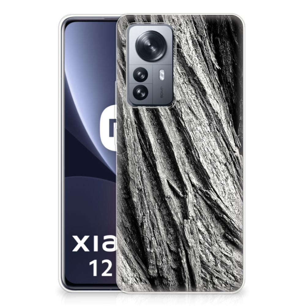 Bumper Hoesje Xiaomi 12 Pro Boomschors Grijs