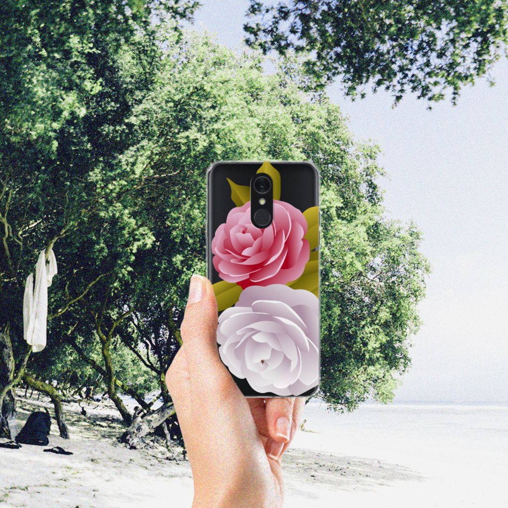 LG Q7 TPU Case Roses