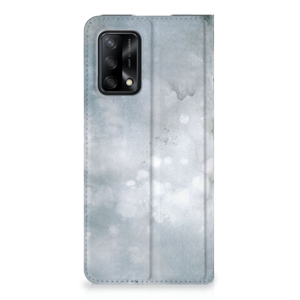 Bookcase OPPO A74 4G Painting Grey - B2C Telecom