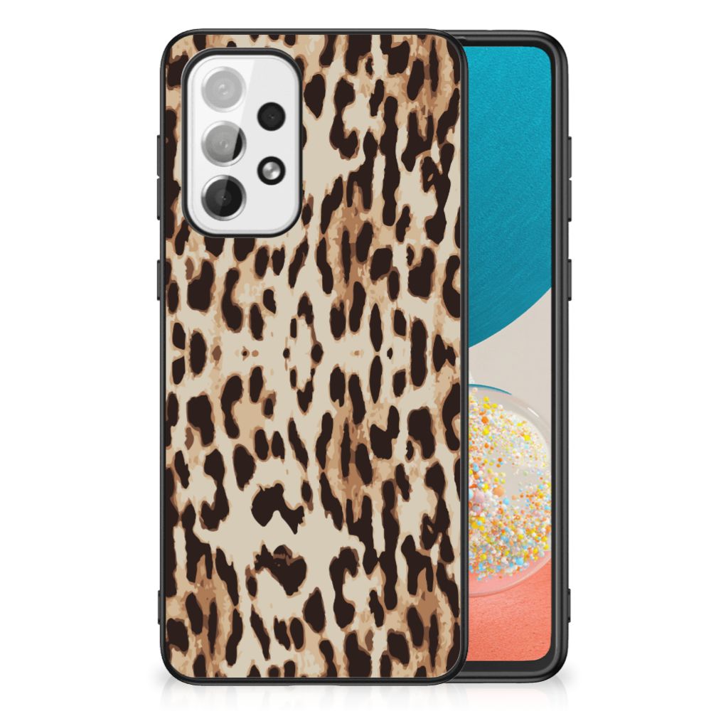 Samsung Galaxy A73 Dierenprint Telefoonhoesje Leopard B2C Telecom