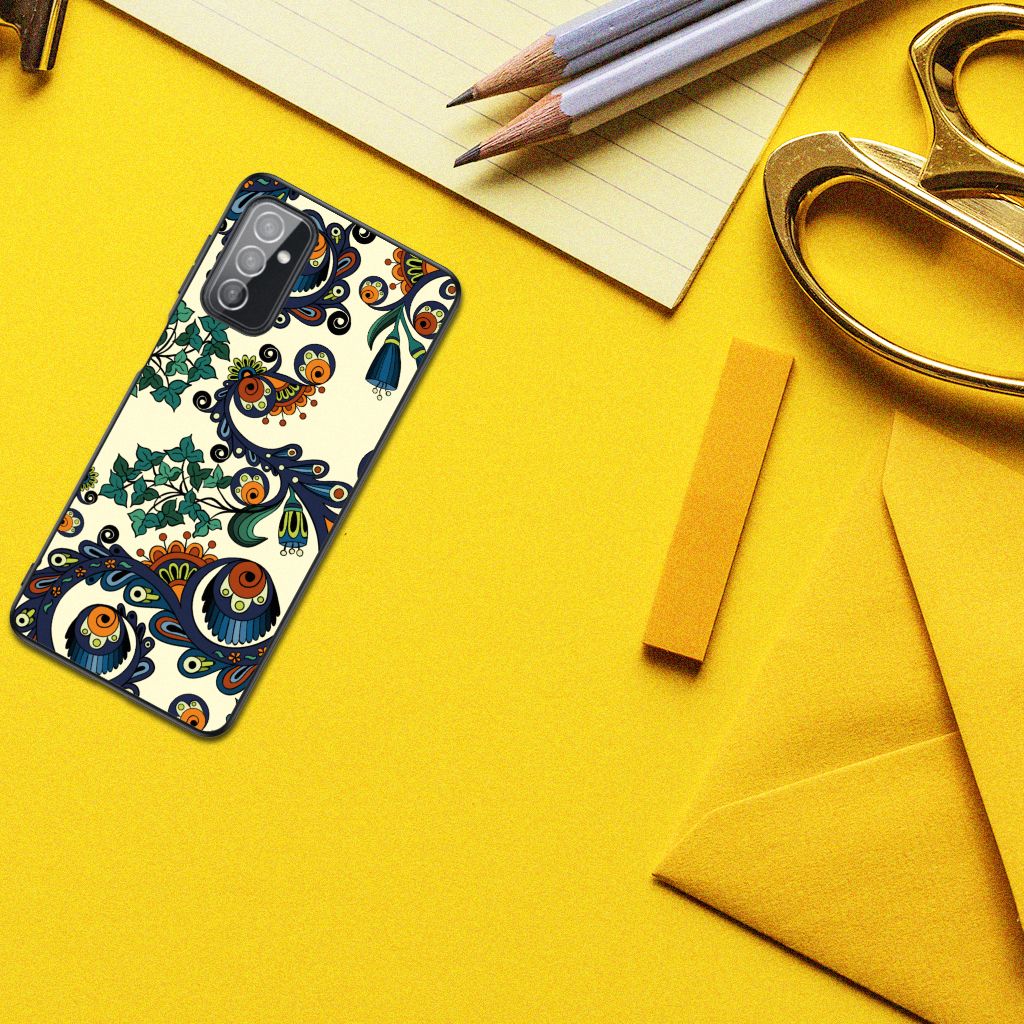 Back Cover Samsung Galaxy M52 Barok Flower B2C Telecom