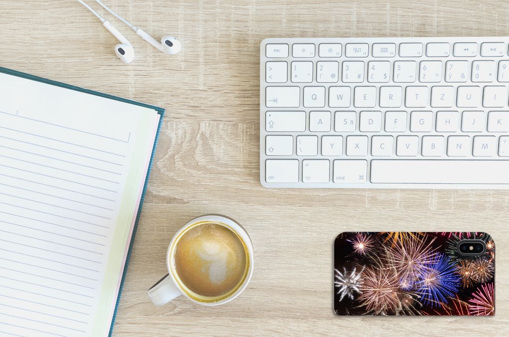 Apple iPhone X | Xs Hippe Standcase Vuurwerk
