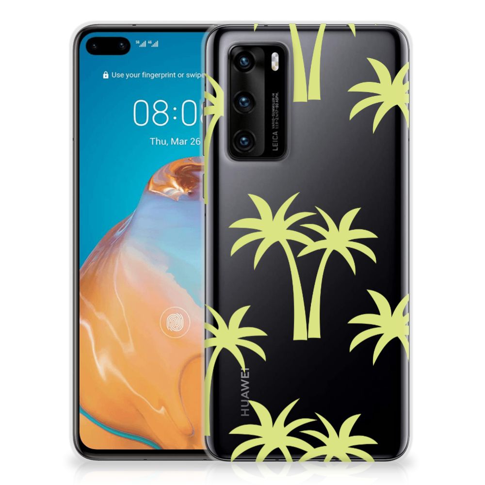 Huawei P40 TPU Case Palmtrees B2C Telecom