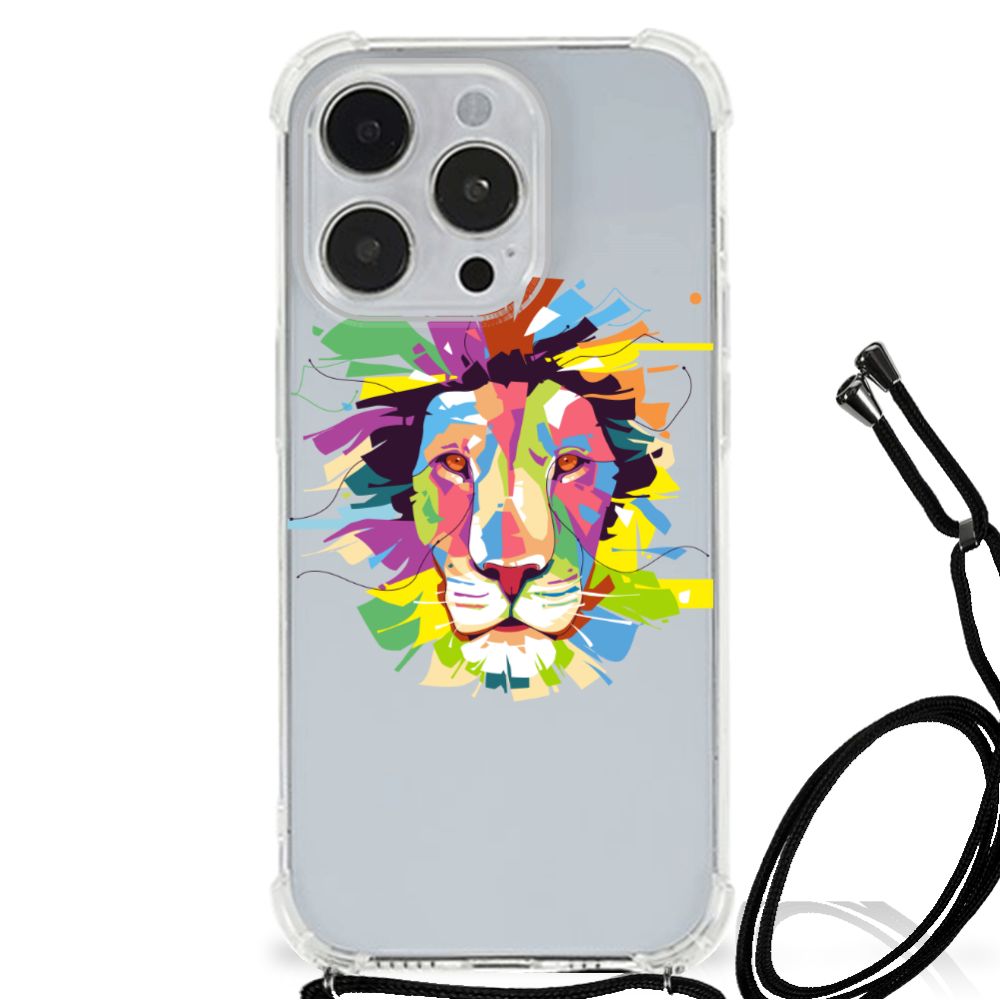 iPhone 14 Pro Stevig Bumper Hoesje Lion Color B2C Telecom