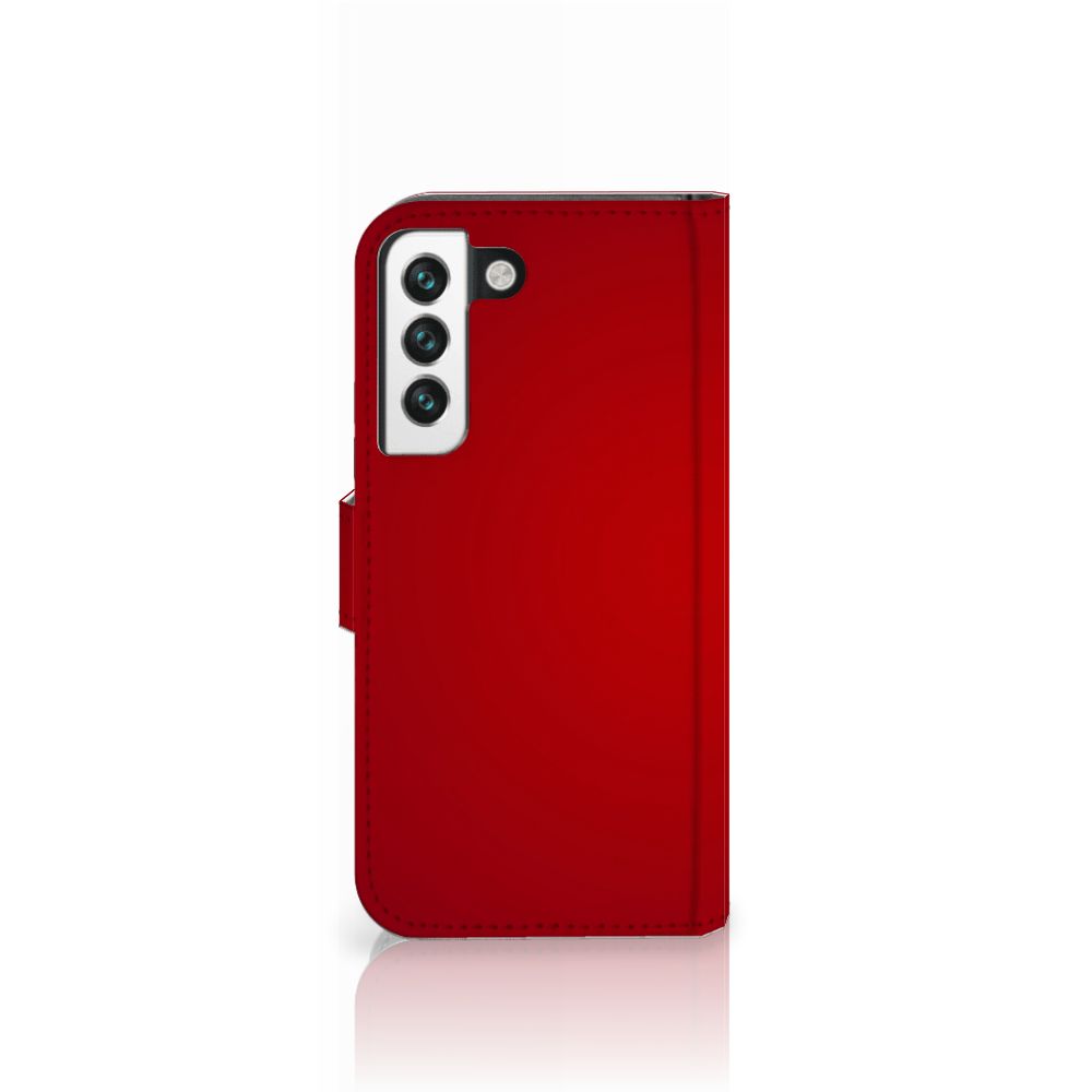 Samsung Galaxy S22 Wallet Case met Pasjes Liefde - Origineel Romantisch Cadeau