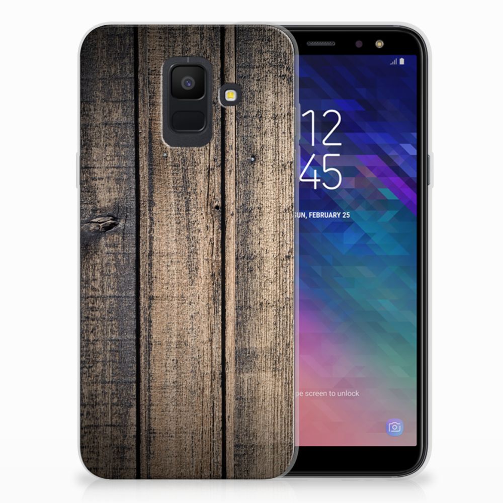 Samsung Galaxy A6 (2018) Bumper Hoesje Steigerhout