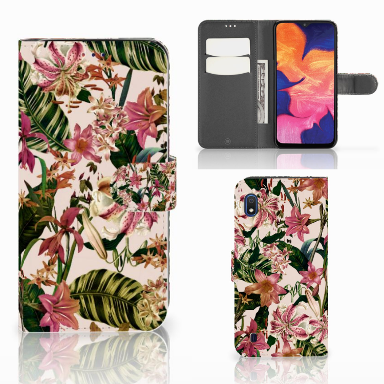 Samsung Galaxy A10 Hoesje Flowers