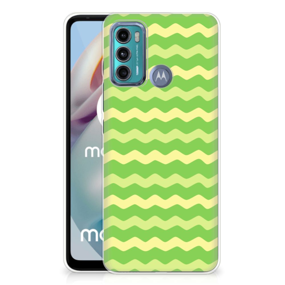 Motorola Moto G60 TPU bumper Waves Green B2C Telecom
