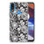 Motorola Moto E7/E7i Power TPU Case Black Flowers