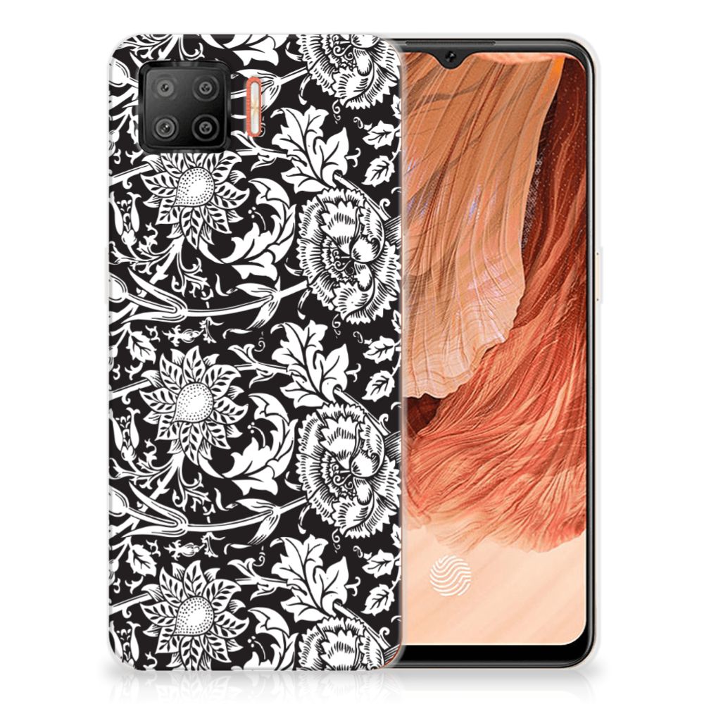 OPPO A73 4G TPU Case Black Flowers B2C Telecom