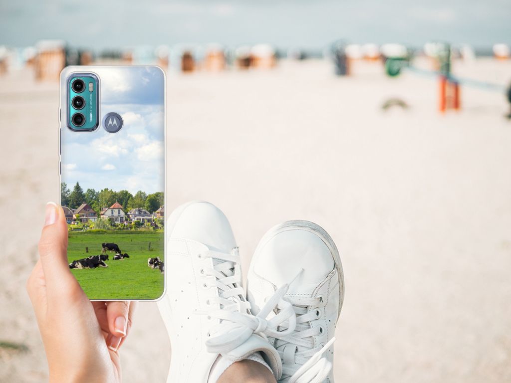 Motorola Moto G60 TPU Hoesje Koeien B2C Telecom