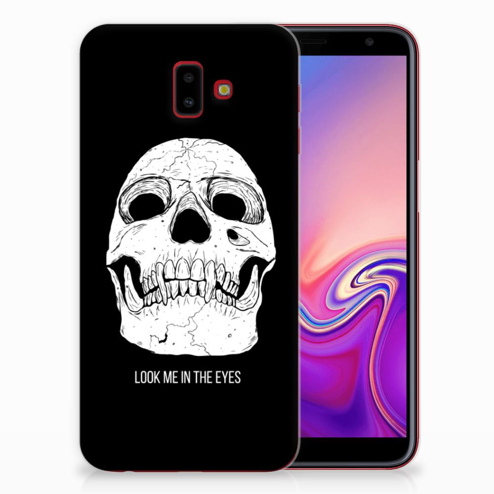 Silicone Back Case Samsung Galaxy J6 Plus (2018) Skull Eyes