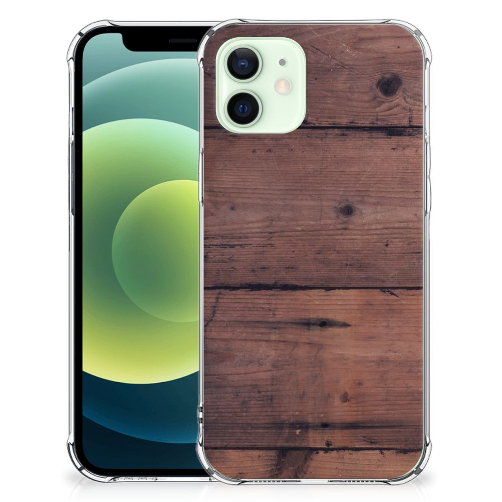 iPhone 12 Mini Stevig Telefoonhoesje Old Wood B2C Telecom