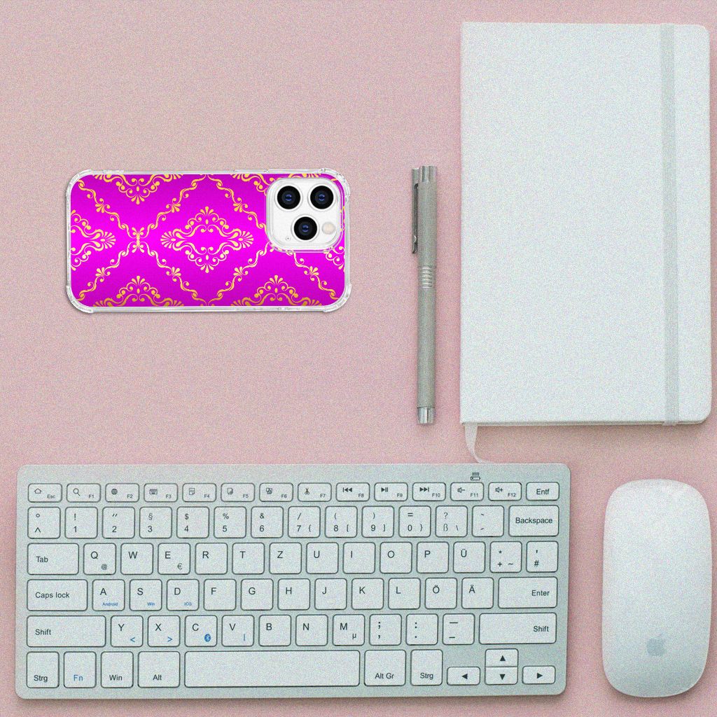 Anti Shock Case iPhone 14 Pro Barok Roze B2C Telecom