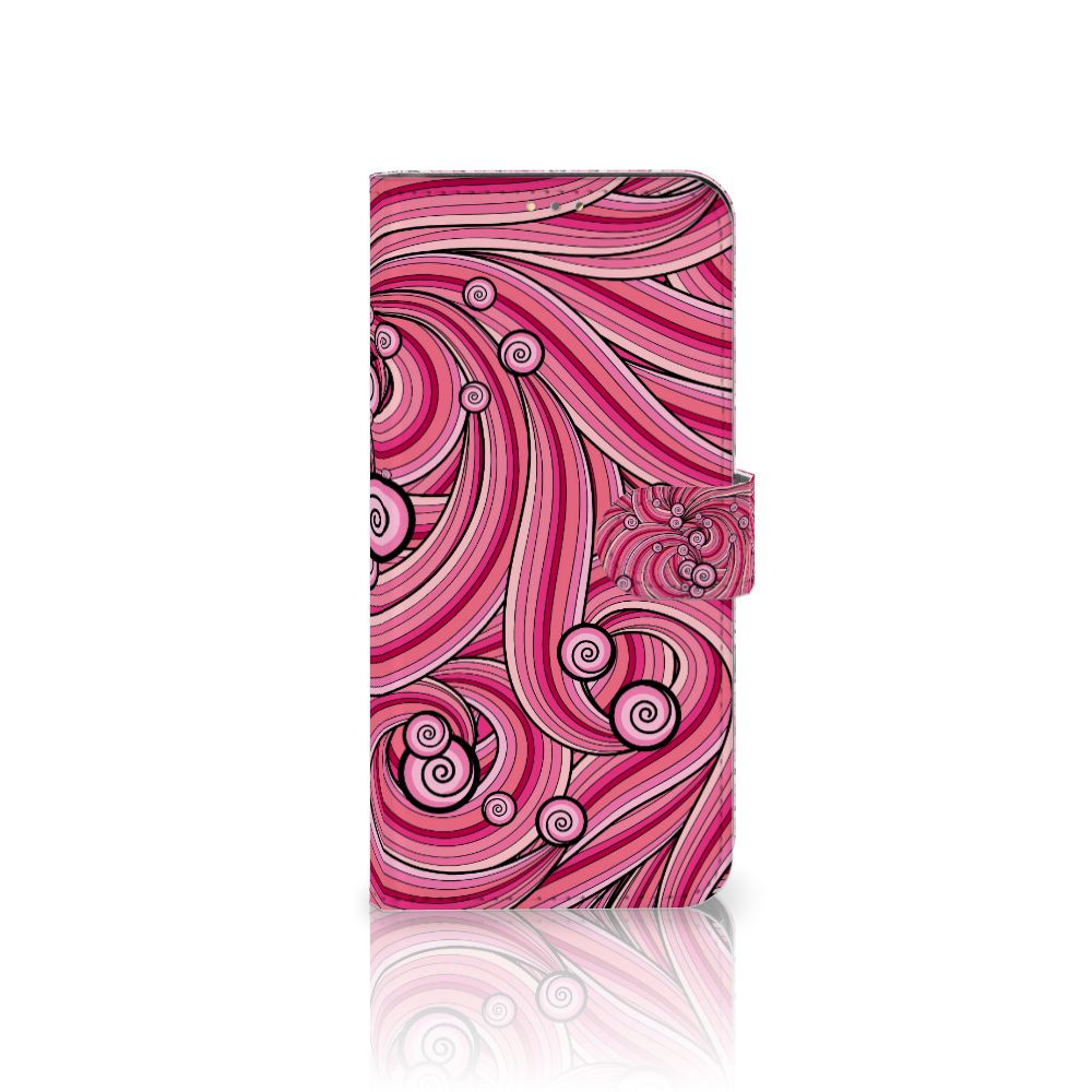 OPPO A15 Hoesje Swirl Pink