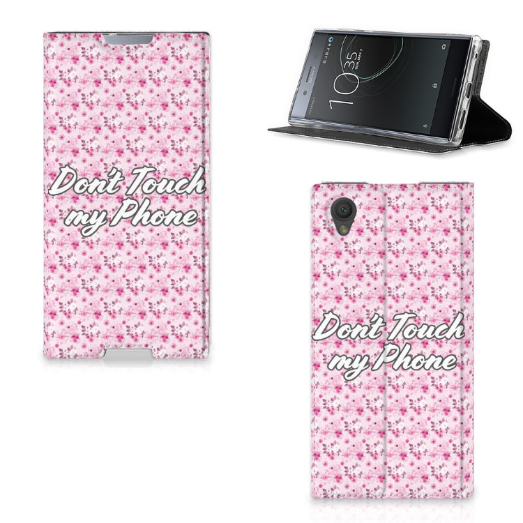 Sony Xperia L1 Design Case Flowers Pink DTMP