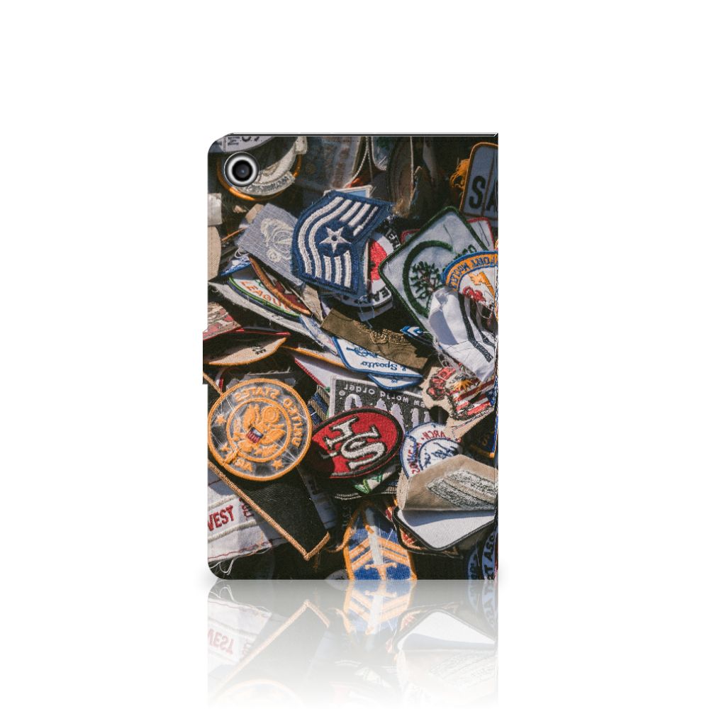 Lenovo Tab M10 Plus 3rd Gen 10.6 inch Tablet Hoesje met foto Badges