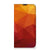 Stand Case voor iPhone 14 Polygon Red met abstracte oranje en rode kleuren.
