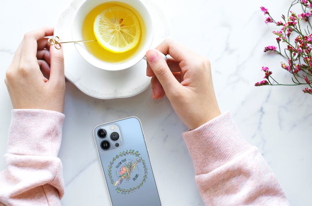 Apple iPhone 13 Pro Telefoonhoesje met Naam Boho Dreams B2C Telecom