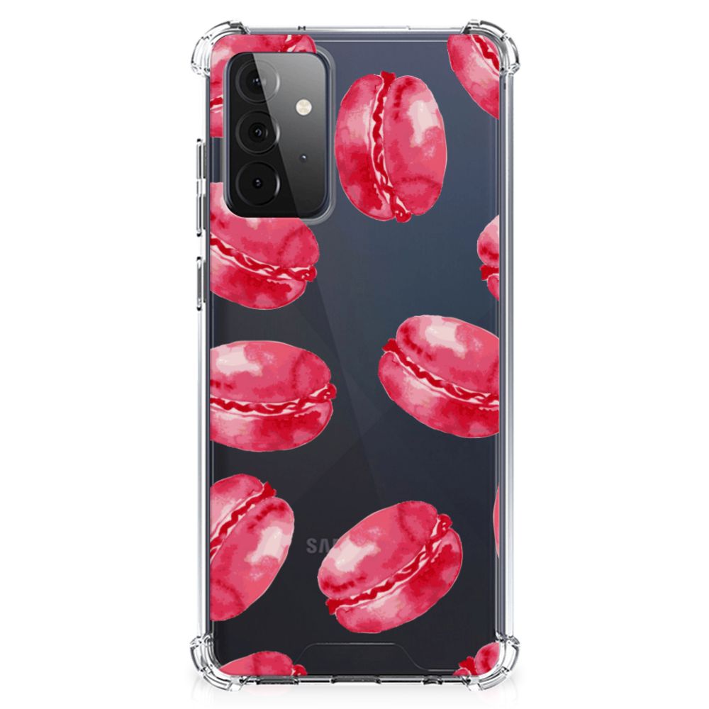 Samsung Galaxy A72 4G/5G Beschermhoes Pink Macarons