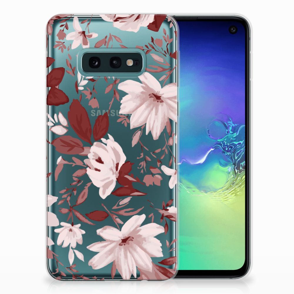 Hoesje maken Samsung Galaxy S10e Watercolor Flowers