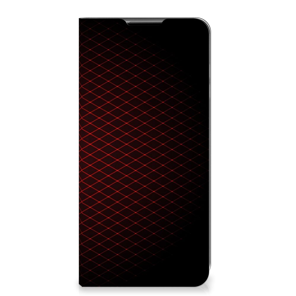 Samsung Galaxy A32 5G Hoesje met Magneet Geruit Rood - B2C Telecom