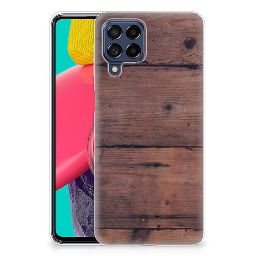 Samsung Galaxy M53 Bumper Hoesje Old Wood B2C Telecom