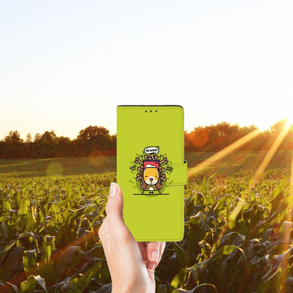 Motorola Edge 20 Lite Leuk Hoesje Doggy Biscuit