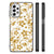 Samsung Galaxy A23 Bloemen Hoesje Gouden Bloemen B2C Telecom