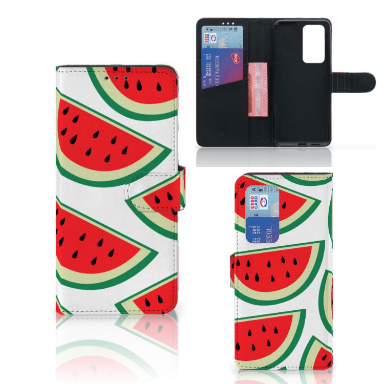Huawei P40 Pro Book Cover Watermelons
