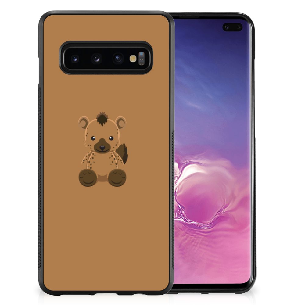 Samsung Galaxy S10+ Bumper Hoesje Baby Hyena