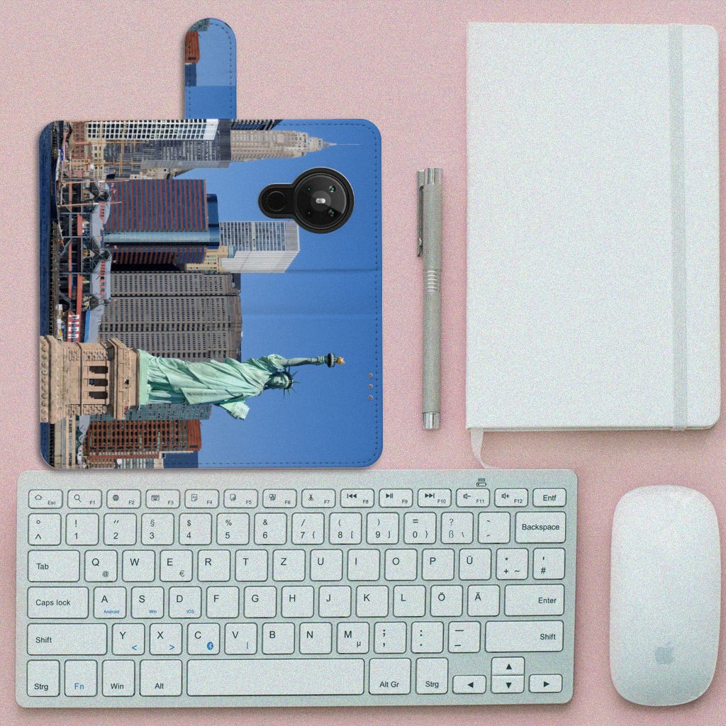 Nokia 5.3 Flip Cover Vrijheidsbeeld