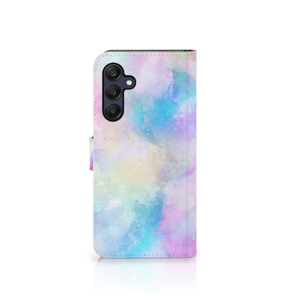 Hoesje Samsung Galaxy A25 Watercolor Light met pastelkleuren en unieke watercolor print