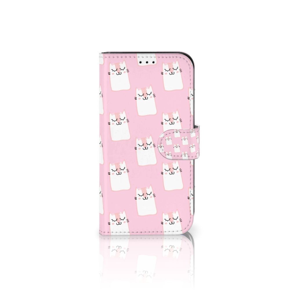 Apple iPhone 13 Telefoonhoesje met Pasjes Sleeping Cats